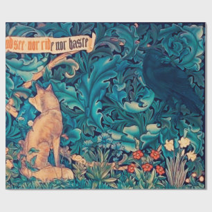 Animals in The Forest, William Morris Wrapping Pap Wrapping Paper