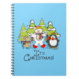 Animals It's Christmas Notebook