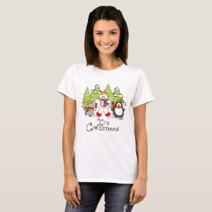 Animals It's Christmas T-Shirt