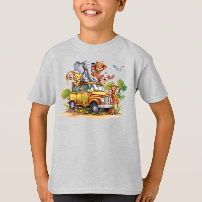 Animals Kids' Basic  T-Shirt (Front)