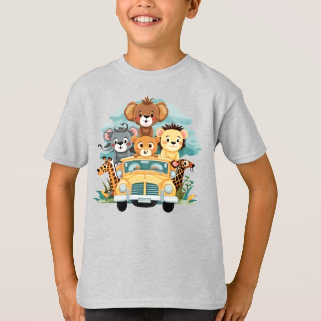 Animals Kids' Basic  T-Shirt (Front)