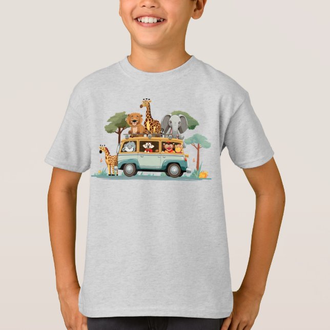 Animals Kids' Basic  T-Shirt (Front)