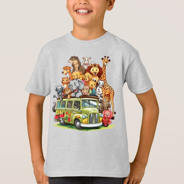 Animals Kids' Basic  T-Shirt (Front)