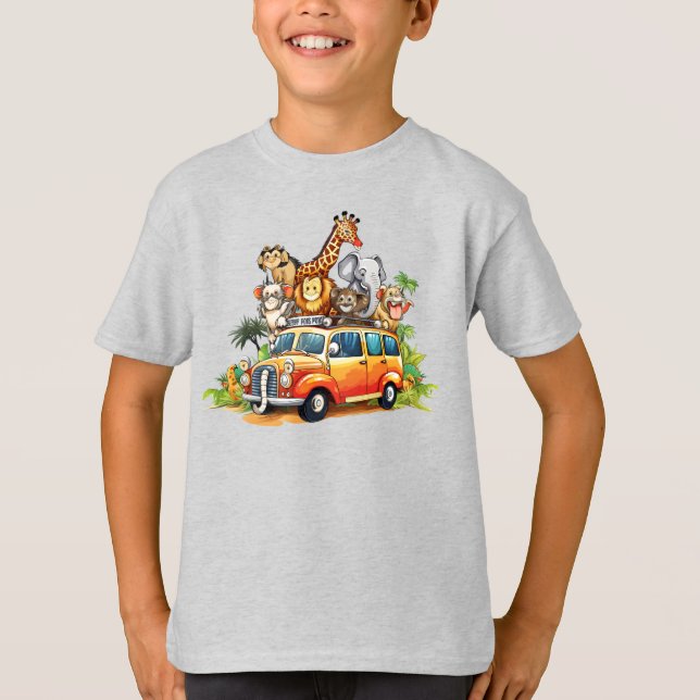 Animals Kids' Basic  T-Shirt (Front)