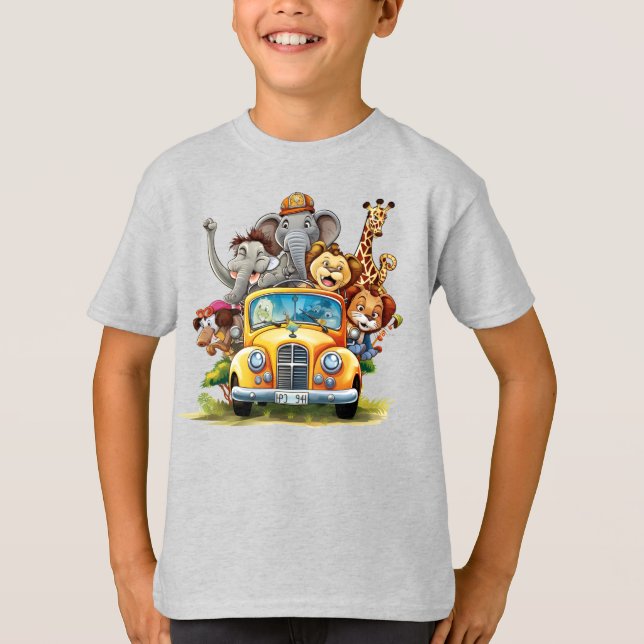 Animals Kids' Basic  T-Shirt (Front)