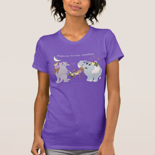 Animals "Making Music Together"  Women's T-Shirt