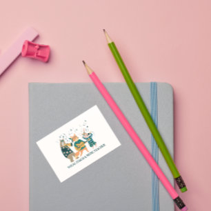 Animals Music Band Vocal Coach & Music Teacher Business Card