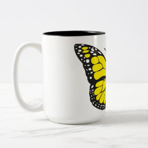 Animals, Nature, Butterflies Pictures Two-Tone Coffee Mug