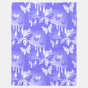 Animals Nature - Splashes Tattoo Butterflies 2 Fleece Blanket