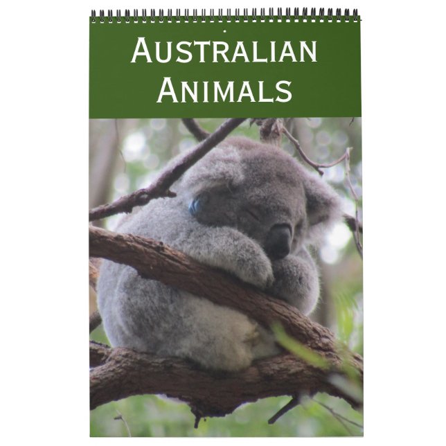 animals of australia 2026 calendar (Cover)