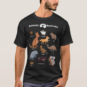 Animals of Australia Aussie Wildlife T-Shirt