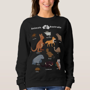 Animals of Australia Aussie Wildlife T-Shirt Sweatshirt