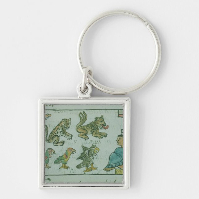 Animals of the Aztec Emperor Key Ring (Front)
