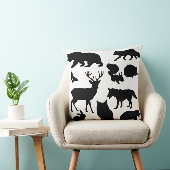 Animals Of The Forest, Wildlife Cushion (Chair)