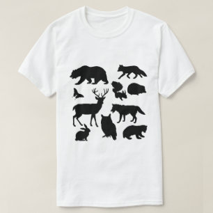 Animals Of The Forest, Wildlife T-Shirt