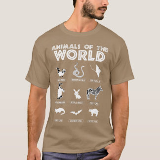 Animals Ofhe World Funny Animal friends T-Shirt