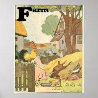 Animals on the Farm Alphabet Story Book