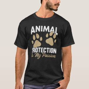 Animals Over People Animal Activist Rescue Conserv T-Shirt