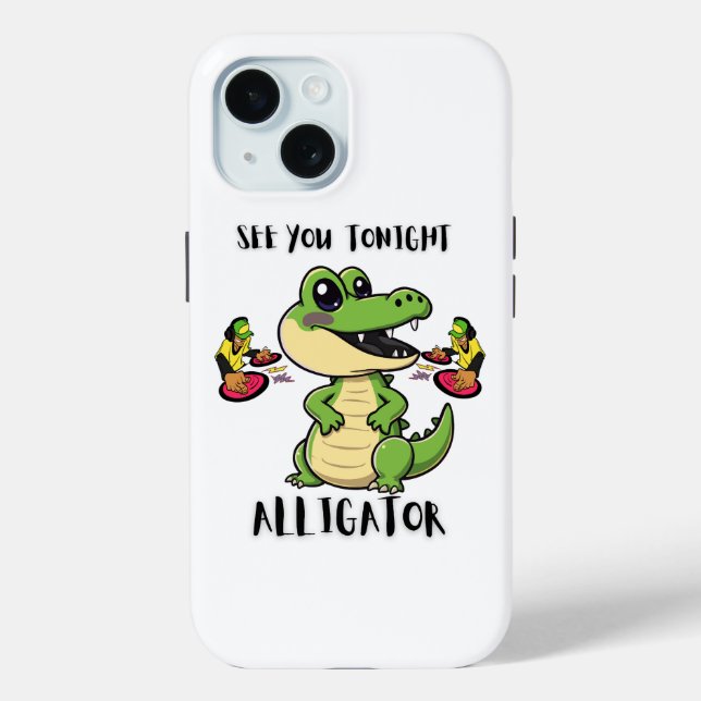 Animals Party Alligator Case-Mate iPhone Case (Back)