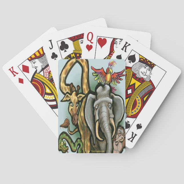Animals Playing Cards (Back)