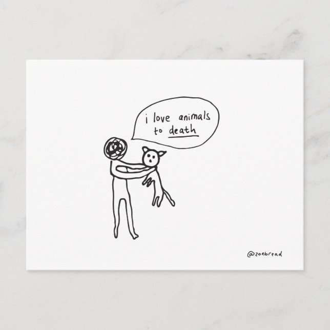 animals postcard (Front)