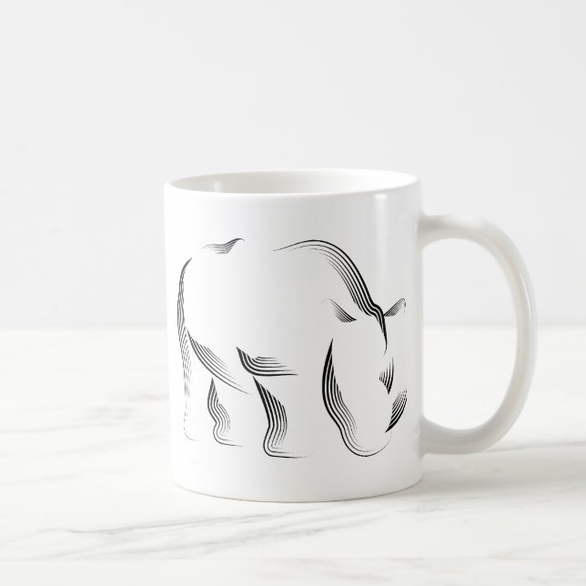 Animals - Rhino Coffee Mug (Right)