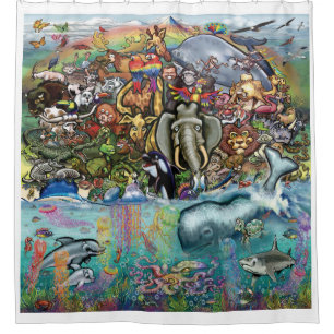 Animals Shower Curtain