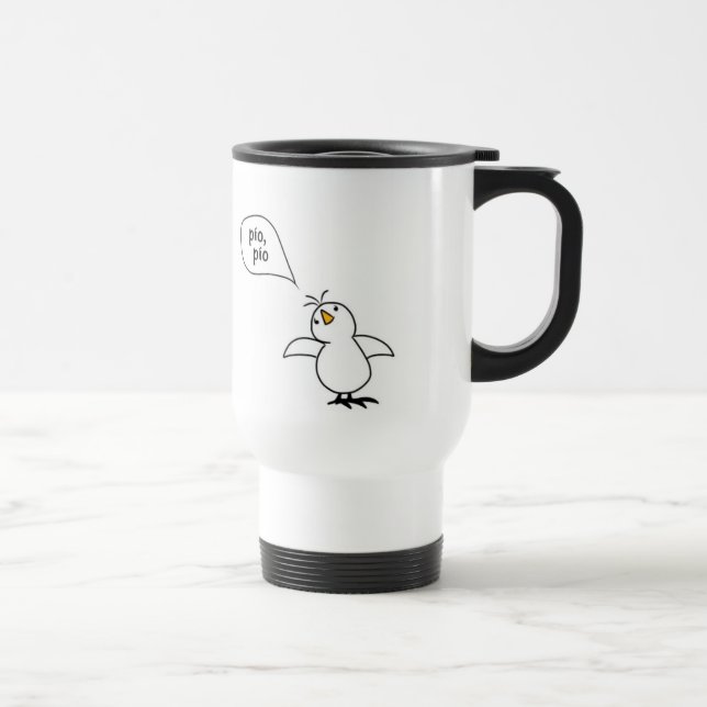 Animals Speak Spanish Too! Merchandise Travel Mug (Right)