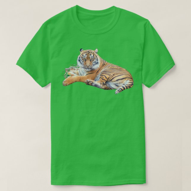 animals tigers wildlife nature T-Shirt (Design Front)