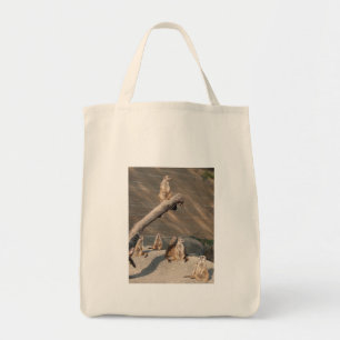 Animals Wild Mammals Meerkat Tote Bag
