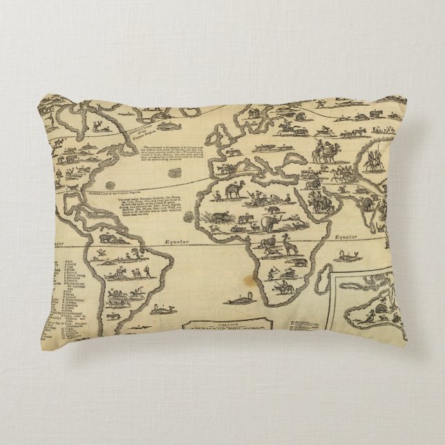 Animals World Decorative Cushion (Front)