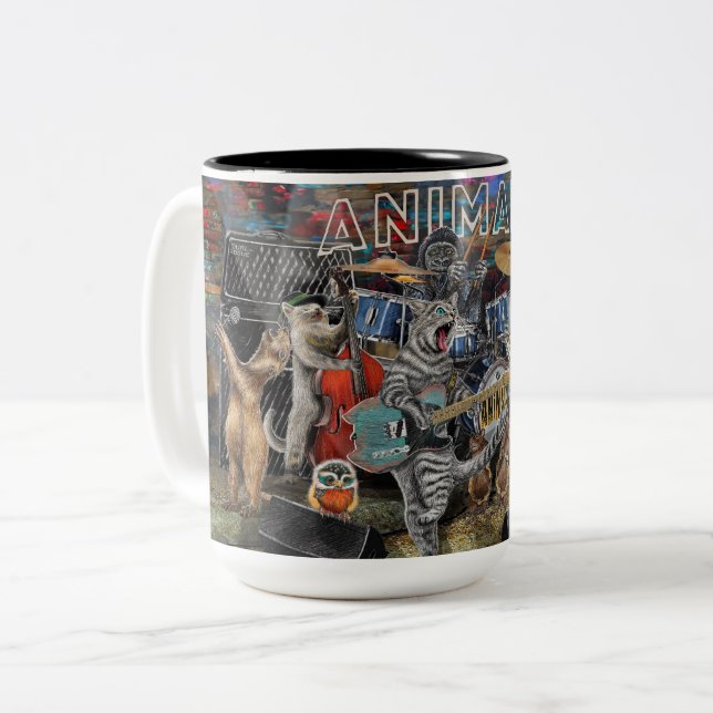 Animalz Two-Tone Coffee Mug (Front Left)