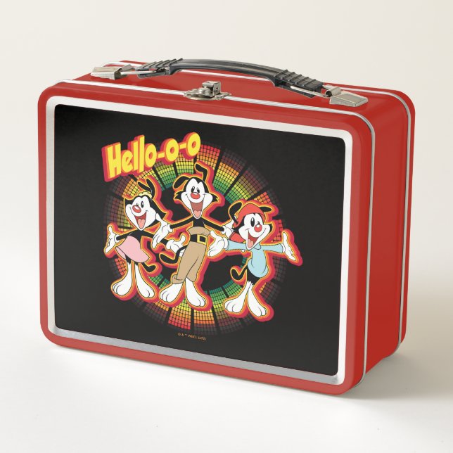 Animaniacs | Hello-o-o Retro Equalizer Graphic Metal Lunch Box (Front)
