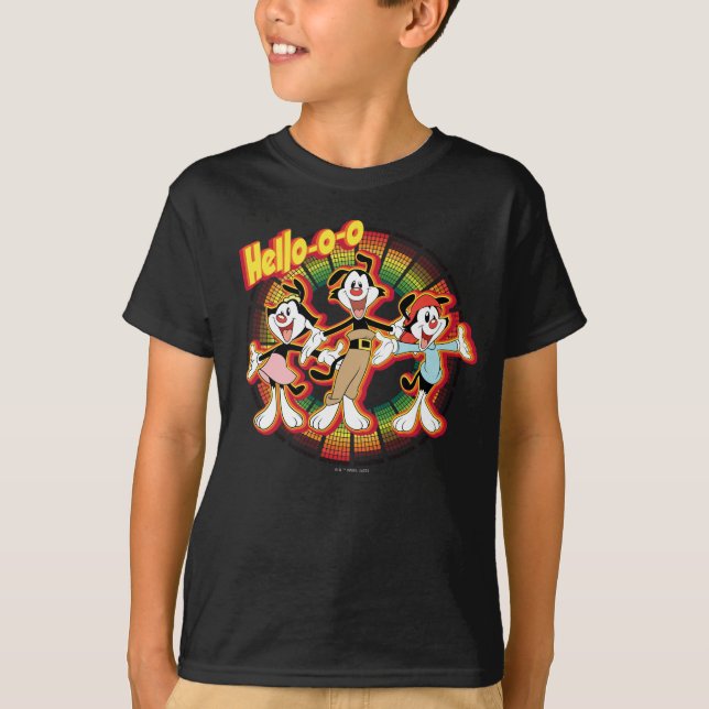 Animaniacs | Hello-o-o Retro Equalizer Graphic T-Shirt (Front)