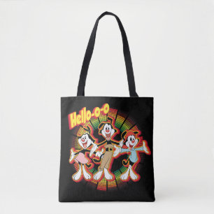 Animaniacs   Hello-o-o Retro Equalizer Graphic Tote Bag