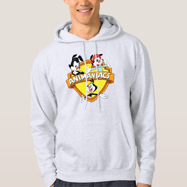 Animaniacs | Warner Brothers & Sister WB Shield Hoodie (Front)