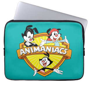 Animaniacs Warner Brothers & Sister WB Shield Laptop Sleeve