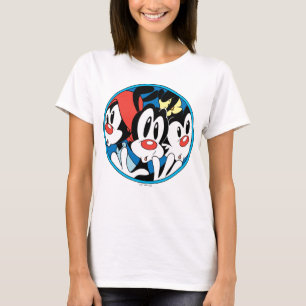 Animaniacs   Warner Siblings Circle Graphic T-Shirt