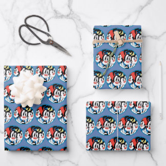 Animaniacs | Warner Siblings Circle Graphic Wrapping Paper Sheet