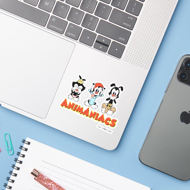 Animaniacs | Warner Siblings "No Evil" Graphic (Laptop w/ iPhone)