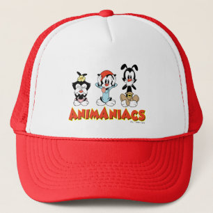 Animaniacs   Warner Siblings "No Evil" Graphic Trucker Hat