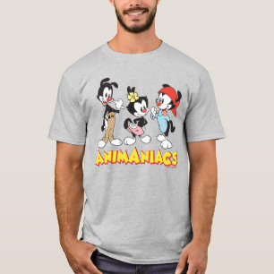 Animaniacs   Yakko, Dot, and Wakko Standing T-Shirt