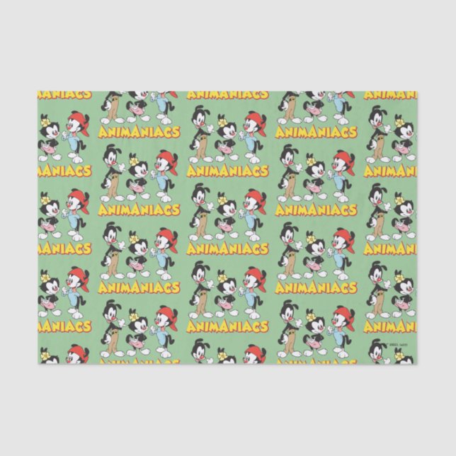 Animaniacs | Yakko, Dot, and Wakko Standing Tissue Paper (Front)