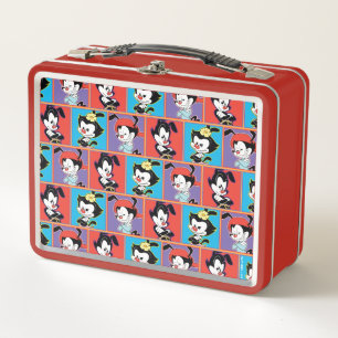 Animaniacs   Yakko, Dot, & Wakko Panel Graphic Metal Lunch Box