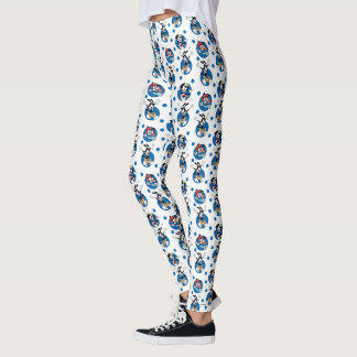 Animaniacs | Yakko, Wakko, & Dot Circle Pattern Leggings