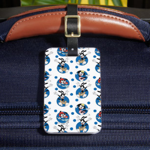 Animaniacs   Yakko, Wakko, & Dot Circle Pattern Luggage Tag