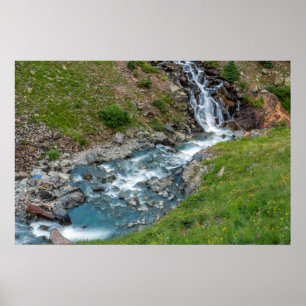 Animas River In The Mountains Poster