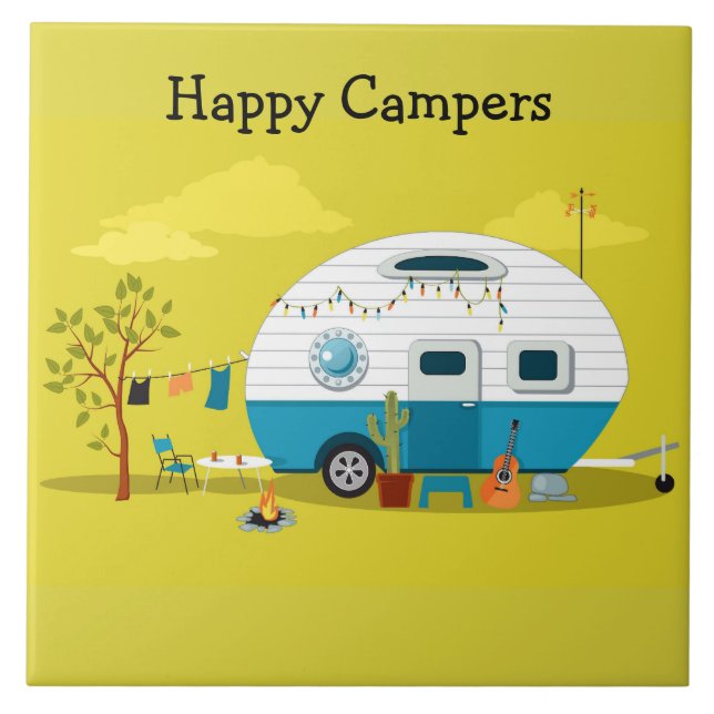 Animated Campers trailer Tile (Front)