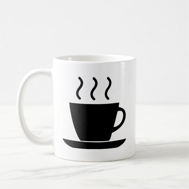 Animated Coffee Cup Illustration Cute & Fun (Left)
