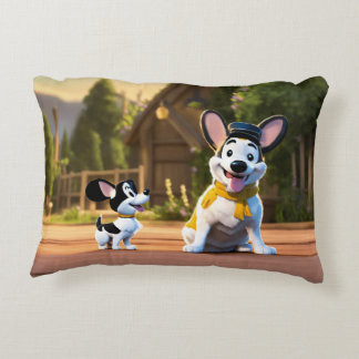 ANIMATED DRAWN KID PILLOW